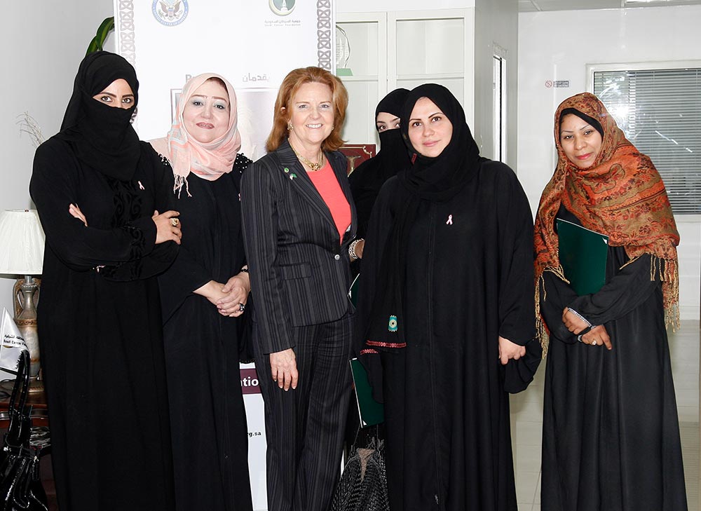 Visiting Saudi Women and Journalists